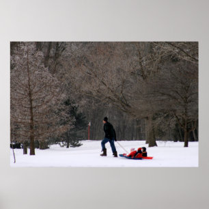 Poster Getty acima do pai