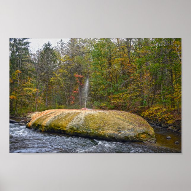 Poster Geyser Island Spouter, Primaveras Saratoga, Nova I (Frente)