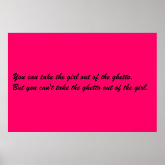 Pôster Ghetto Girl