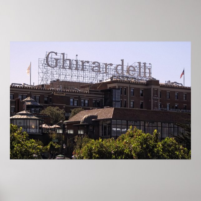 Poster GHIRARDELLI SQUARE em SAN FRANCISCO (Frente)