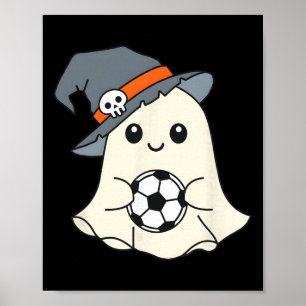 Poster Ghoooal Futebol Fantasma Dia das Bruxas Futebol En