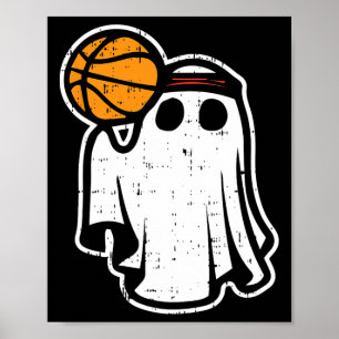 Poster Ghost Basball Halloween Costume Ghoul Spirit Me