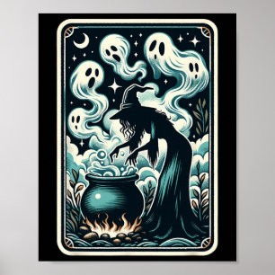 Poster Ghost Cauldron Gothic - Placa de Tarot Supernatura