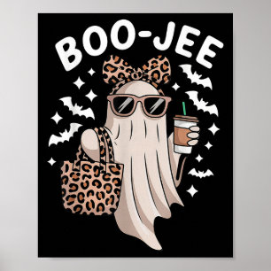 Poster Ghost Coffee Boo-jee Halloween Boujee Ghost