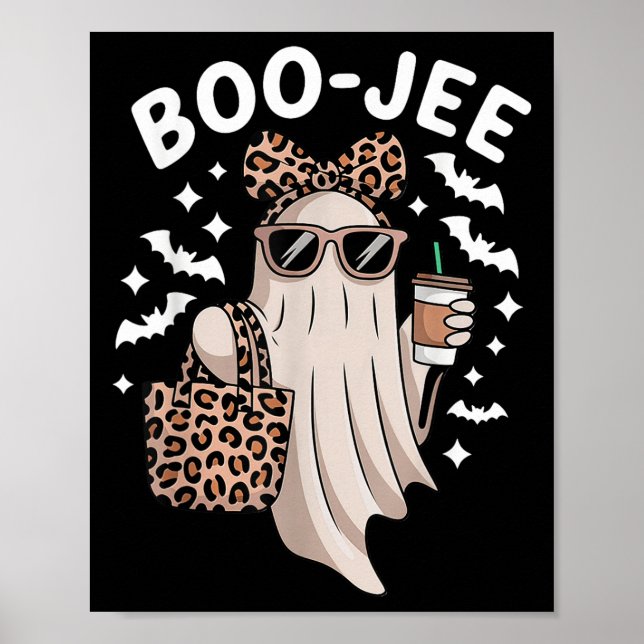 Poster Ghost Coffee Boo-jee Halloween Boujee Ghost (Frente)
