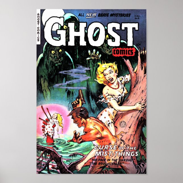 Poster Ghost Comics -- Curse of the Mist Things (Frente)