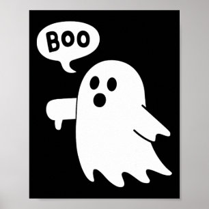 Poster Ghost de Desaprovação do Boo Ghost de Ghost