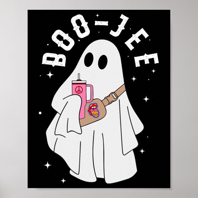 Poster Ghost Ghost Halloween Figurume Boujee Boo-jee Spoo (Frente)
