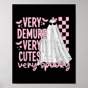 Poster Ghost Halloween Bonito Muito Demorado Muito Cutesa