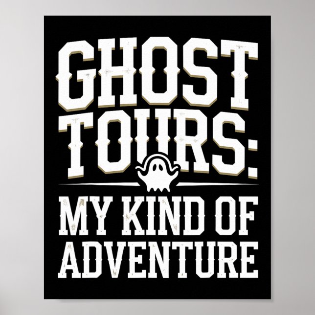 Poster Ghost Tour Paranormal Investigation Spooky Adventu (Frente)