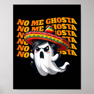 Poster Ghosta Engraçado Mexicano Halloween Ghost Women 2