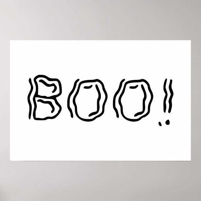 Poster Ghostly Boo! (Frente)