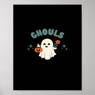 Poster Ghouls Só Quer Divertir-Se Com A Arte Do Dia Das B