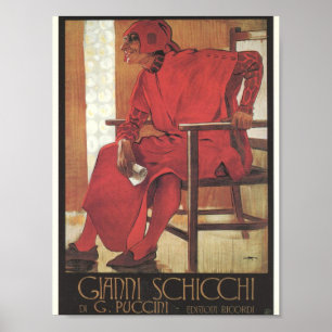 Poster Gianni Schicchi (Puccini)