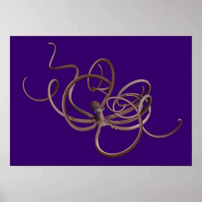 Pôster Giant Kraken (Frente)