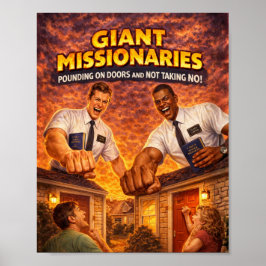 Poster Giant Missionaries: The Knock That Can’t Be Ignore