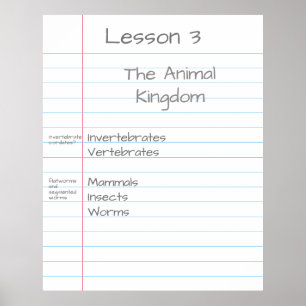 Poster Giant Note Paper Customized Visual Aid School