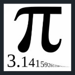 Pôster Giant "Pi" Symbol & 3.14...<br><div class="desc">Perfect for your room!!!</div>