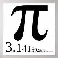 Giant "Pi" Symbol & 3.14...