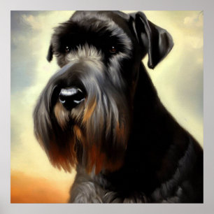 Poster Giant Schnauzer Dog
