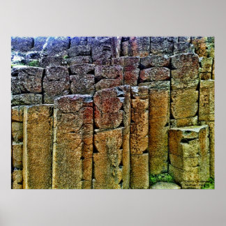 Poster Giant's Causeway Norte Irlanda