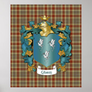 Poster Gibson Casaco de Braços e Tartan