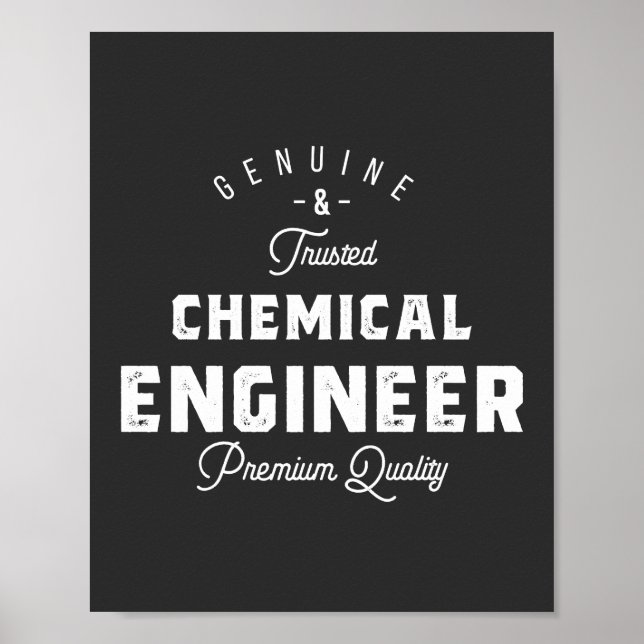 Poster Gift for Chemical Engineer (Frente)