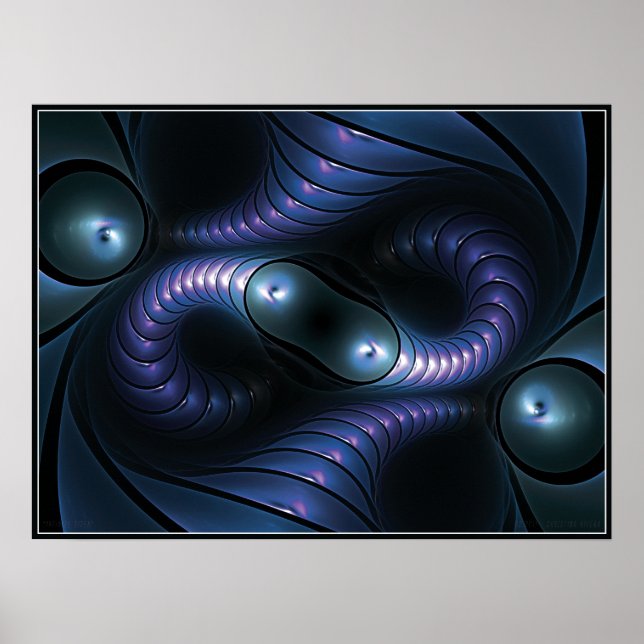Poster gigante infinita (azul) (Frente)