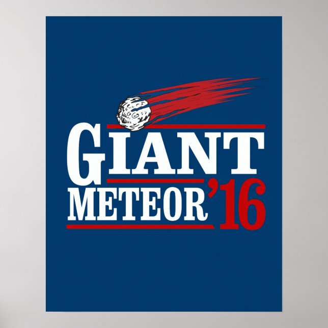 Pôster Gigante Meteor 2016 (Frente)