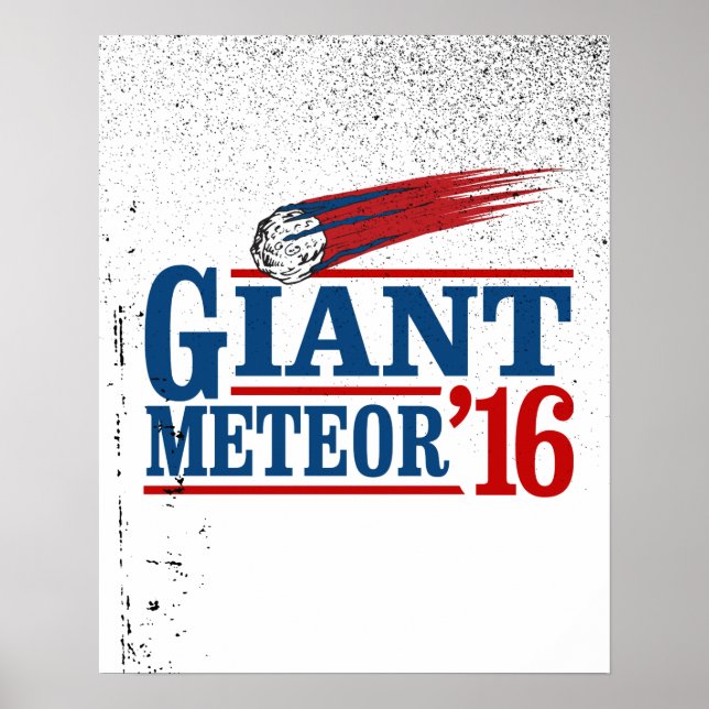 Pôster Gigante Meteor 2016 (Frente)
