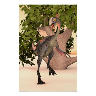 Pôster Gigantoraptor Forest Guardian