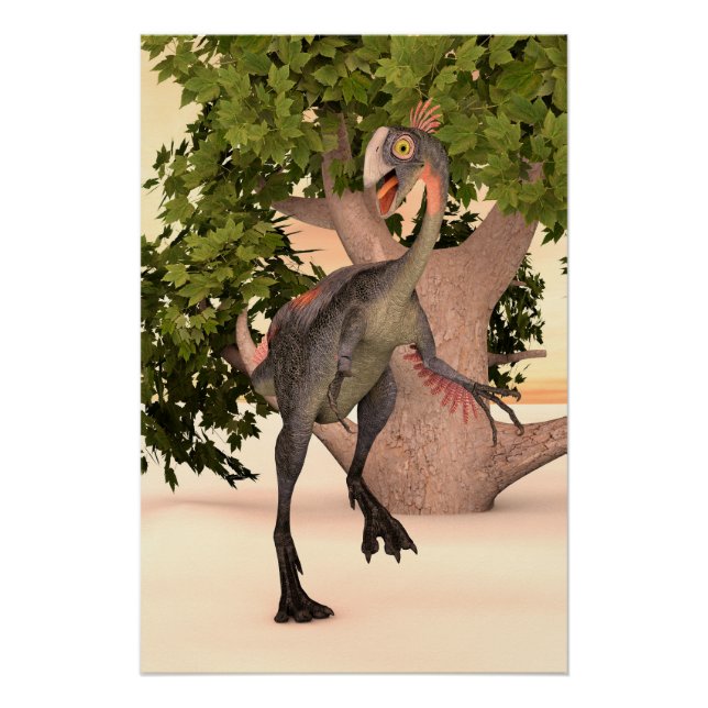 Pôster Gigantoraptor Forest Guardian (Frente)