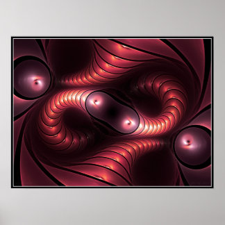 Poster giger infinito (vermelho)