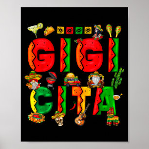 Poster Gigi cita cinco de maio festa mexicana família
