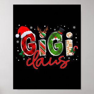 Poster Gigi Claus Papai Noel Família Correspondente Natal