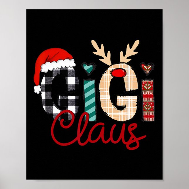 Poster Gigi Claus Reindeer Christmas (Frente)