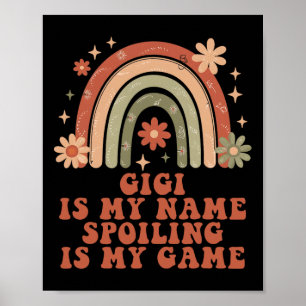 Poster Gigi É O Meu Nome A Estragar É O Meu Jogo Rainbow