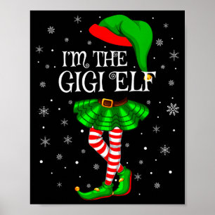 Poster Gigi Elfo Natal Correspondente Família Mulheres Me