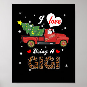 Poster Gigi Lover   Eu Adoro Ser Uma Árvore De Natal Gigi