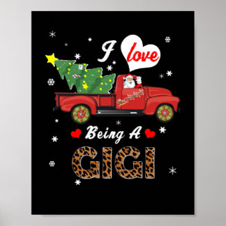 Poster Gigi Lover | Eu Adoro Ser Uma Árvore De Natal Gigi