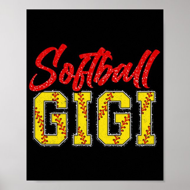 Poster Gigi Retro Groovy Loud Game Catcher (Frente)