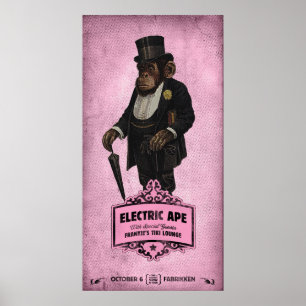 Pôster Gigposter - macaco elétrico