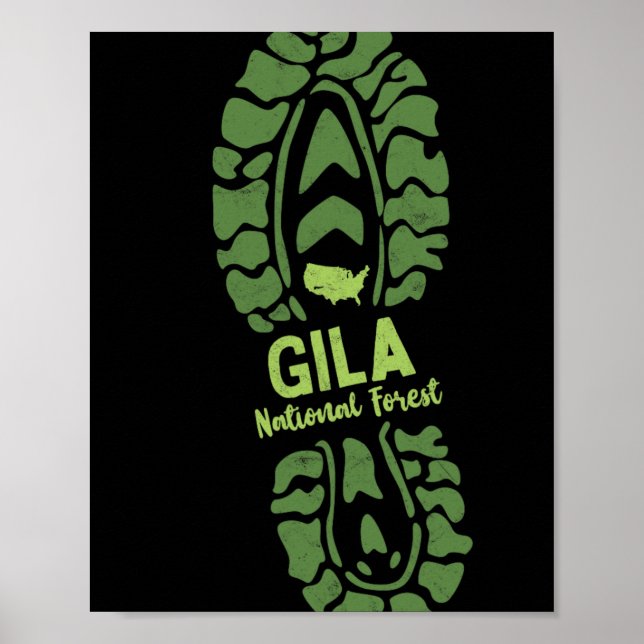 Poster Gila National Forest New Mexico Nm Wilderness Vaca (Frente)