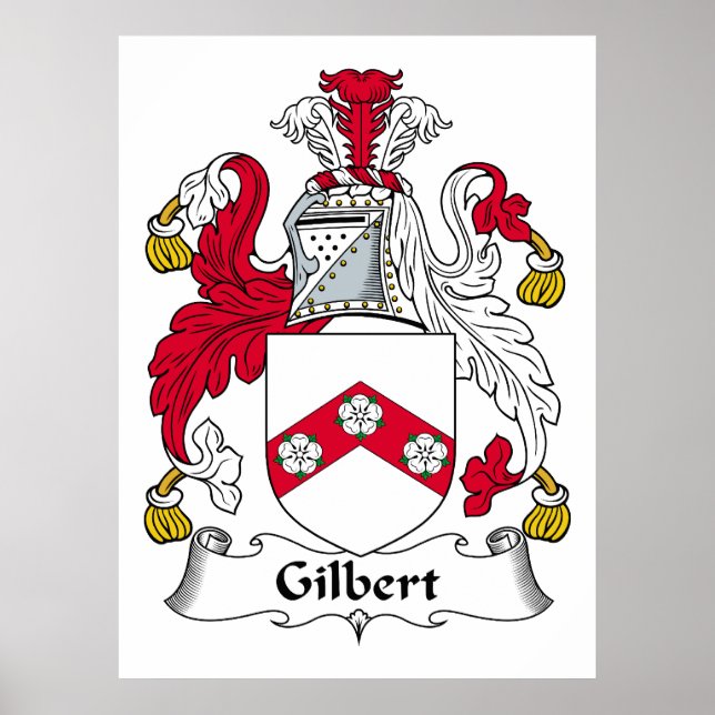 Pôster Gilbert Family Crest (Frente)