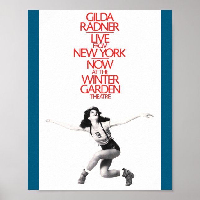 Poster Gilda Radner Live From New York _1  (Frente)