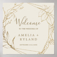 Gilded Floral | Casamento de boas-vindas em Creme