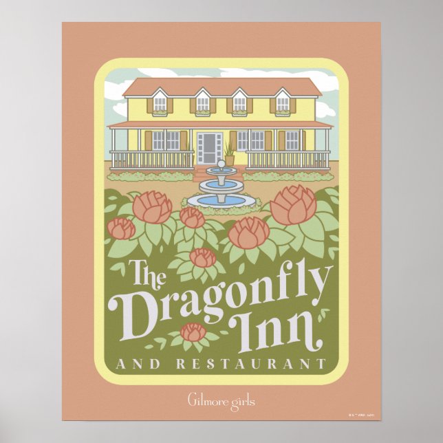 Poster Gilmore Girls | A Dragonfly Inn & Restaurant (Frente)