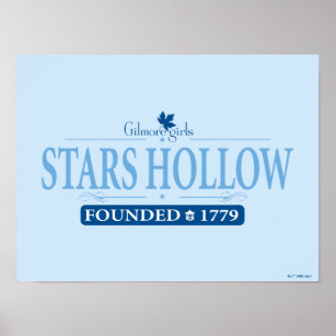 Poster Gilmore Girls   Logotipo Hollow Stars
