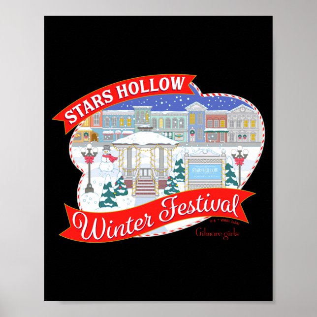Poster Gilmore Girls Stars Hollow Winter Festival  (Frente)