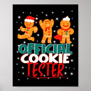Poster Gin de Natal da Família de Taster do Cooker Oficia